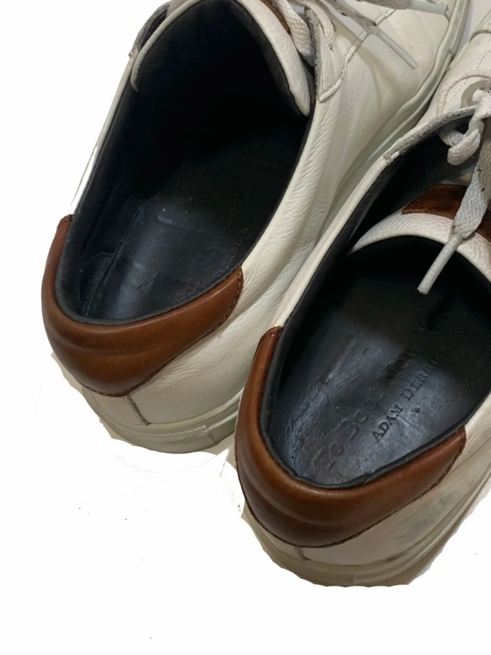 8.5 / To boot new york leather sneakers